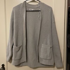 Light grey Hollister Cardigan